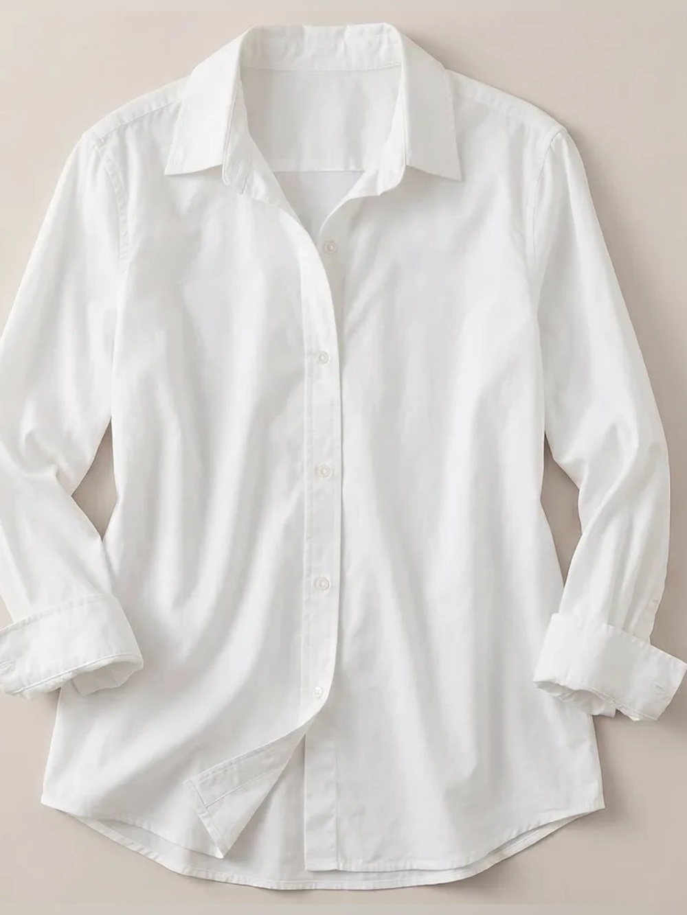 NWT Quince Organic Cotton Poplin Button Down Shirt White XS